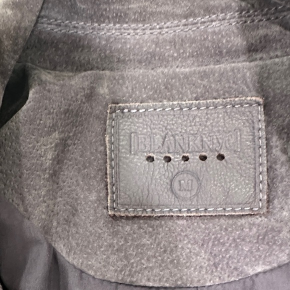 Blank NYC Plum Suede Moto Jacket - Picture 2 of 3